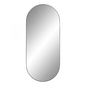 Miroir Ovale Noir JERSEY | 3 Suisses