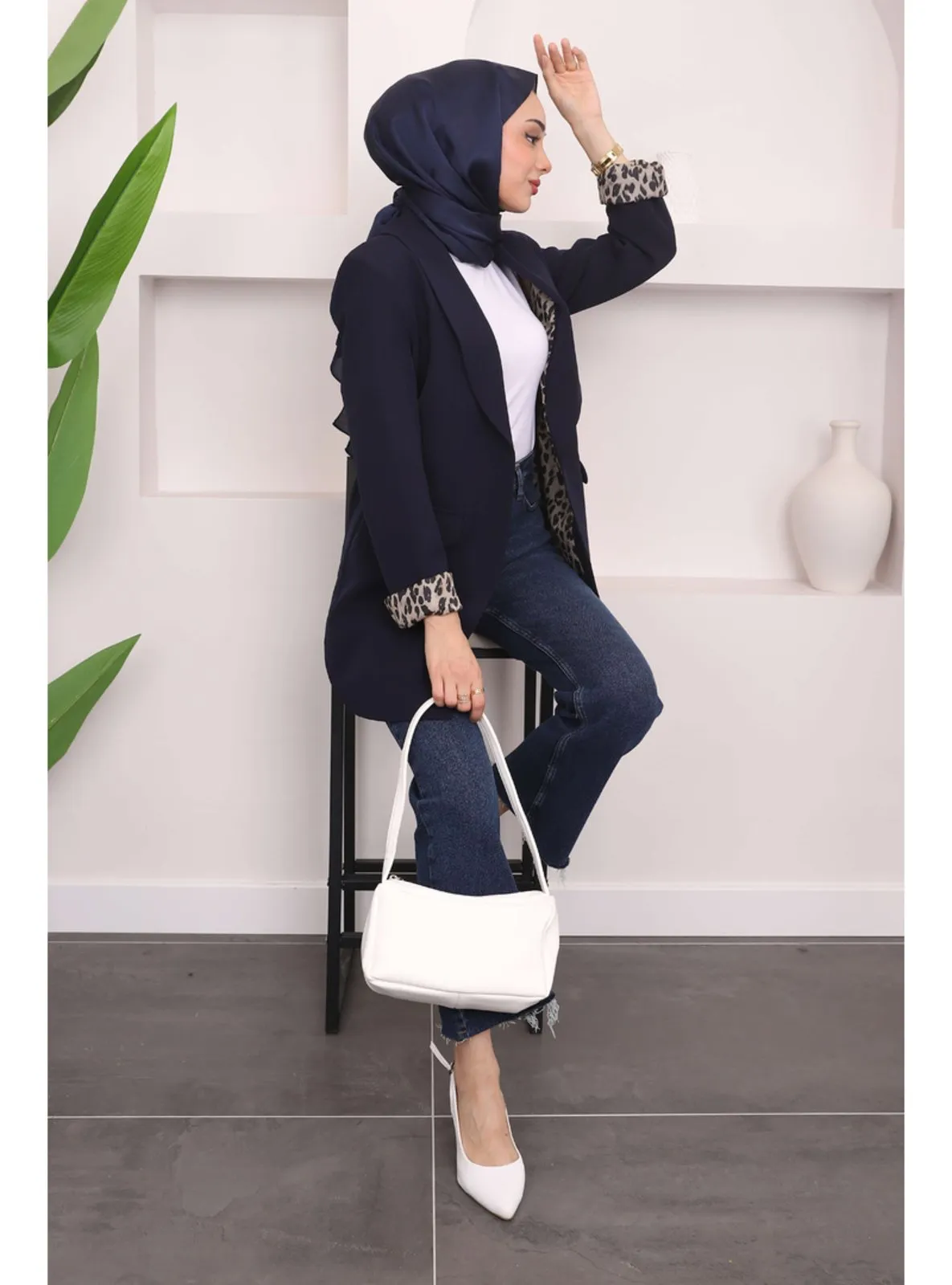Navy Blue - Fully Lined - Jacket