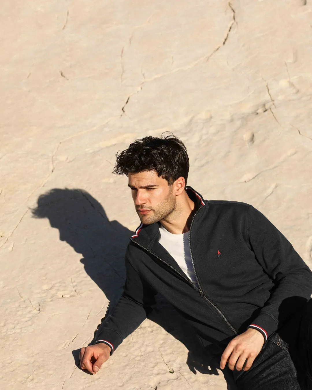 ORGANIC COTTON ZIPPED JACKET | DIMITRI | MATCH NIGHT