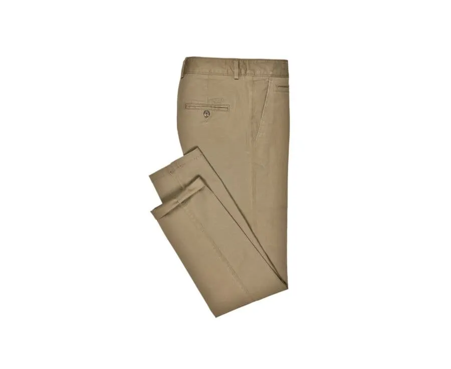 Pantalon chino homme Olive Foncé Kyrk