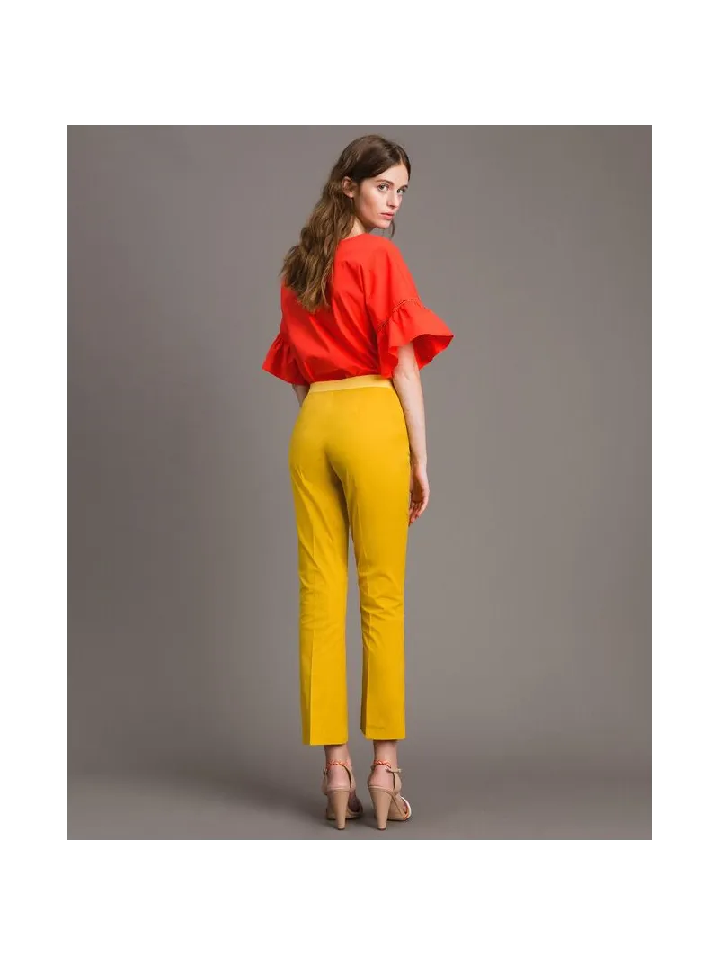 Pantalon en popeline Twinset