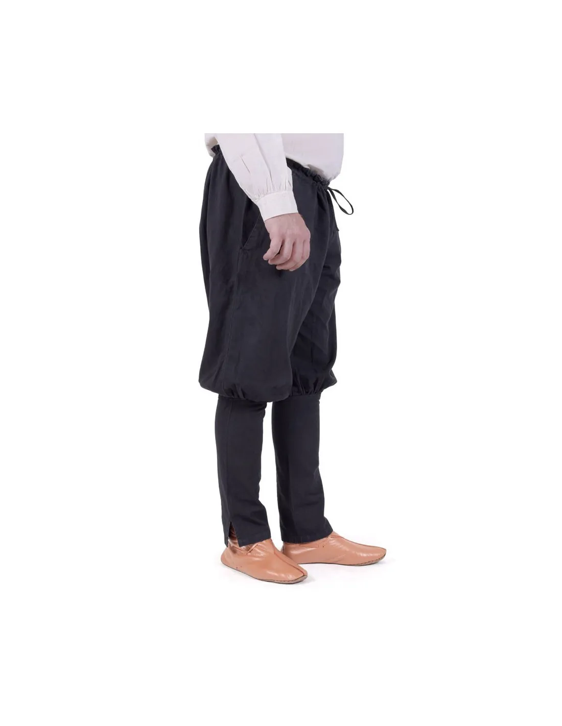 Pantalon viking Olaf, noir ⚔️ Boutique Épées