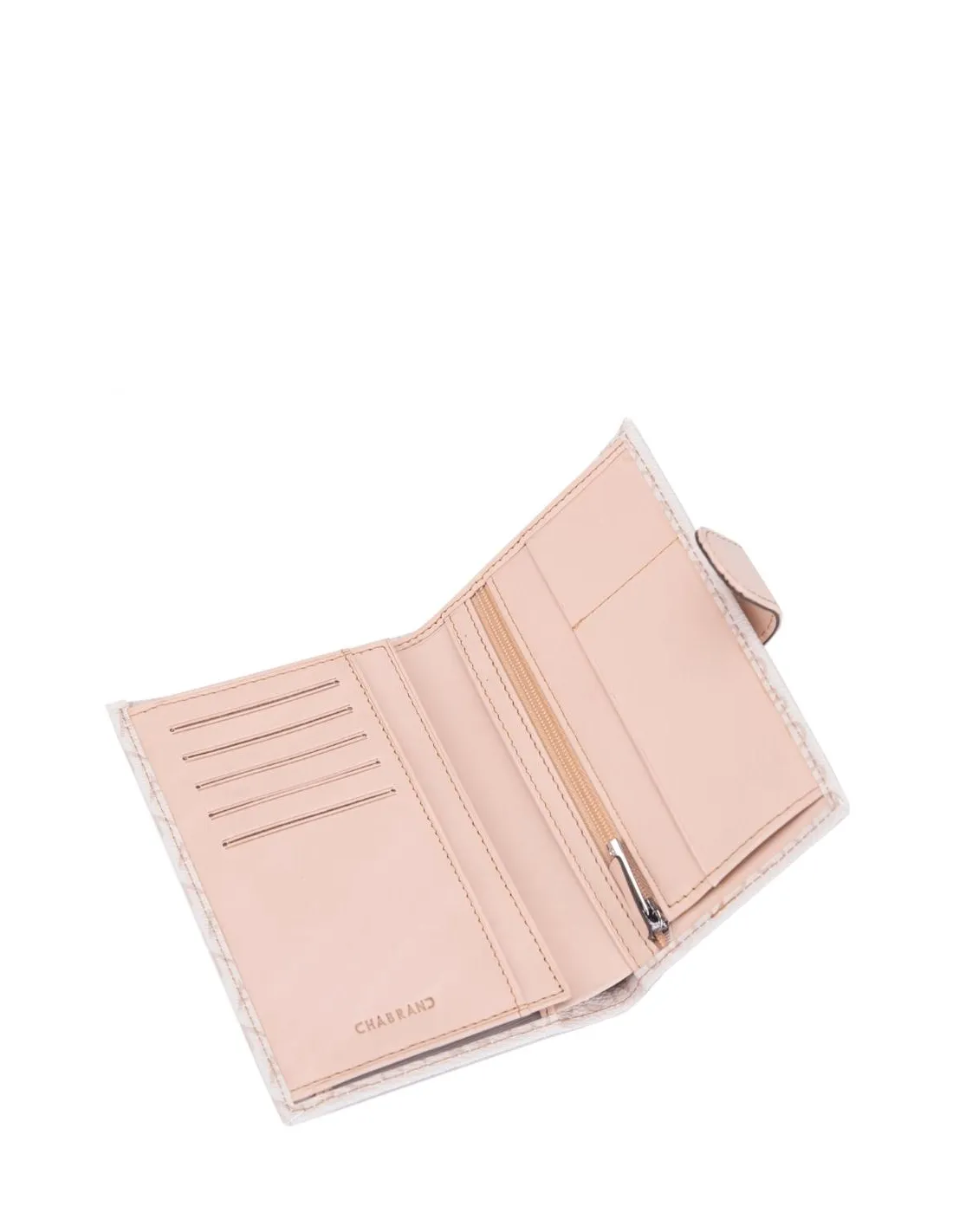 Portefeuille Chabrand Ref 55937 Ecru 15*10*2