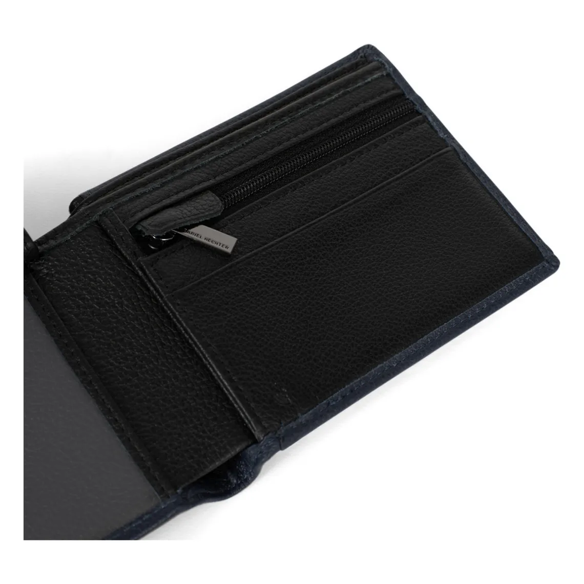 Portefeuille italien Stop RFID Cuir TOGETHER Marine/Noir Dean Daniel Hechter Maroquinerie - Portefeuille & Porte cartes Homme su