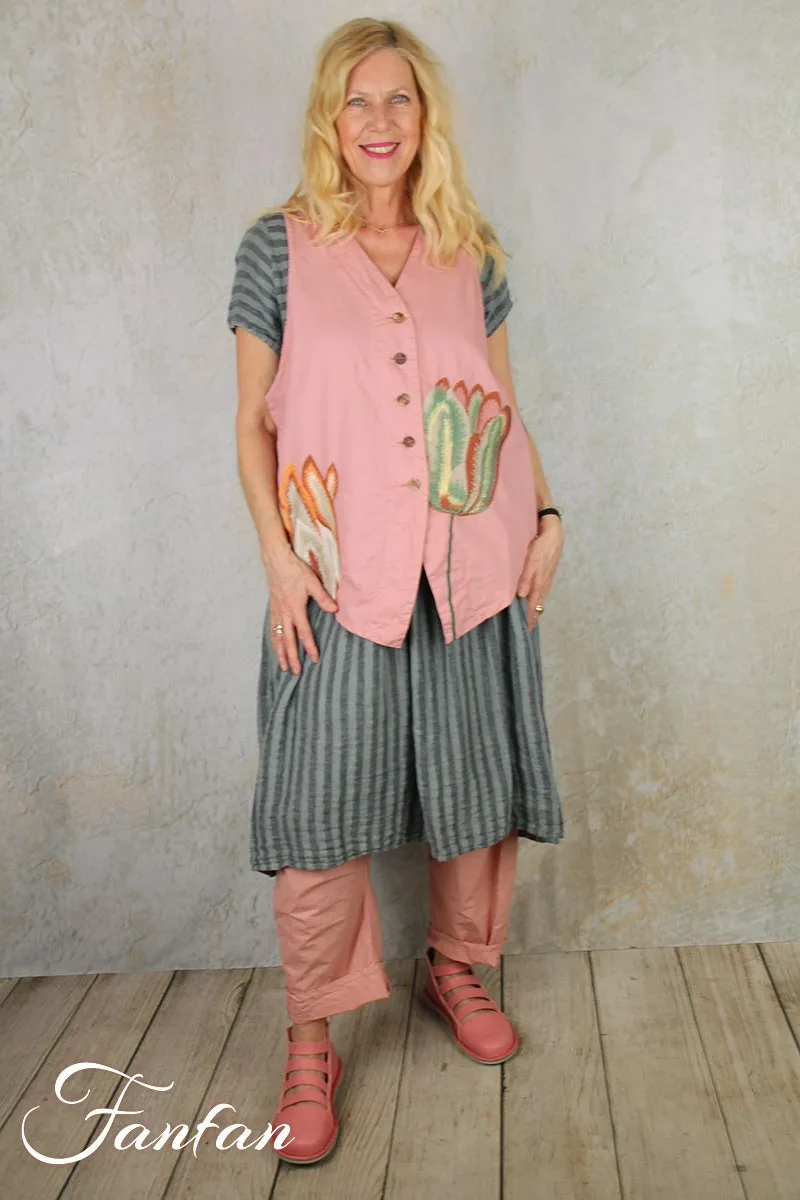 Privatsachen Gilet Ancomment en Tulipe Lotus