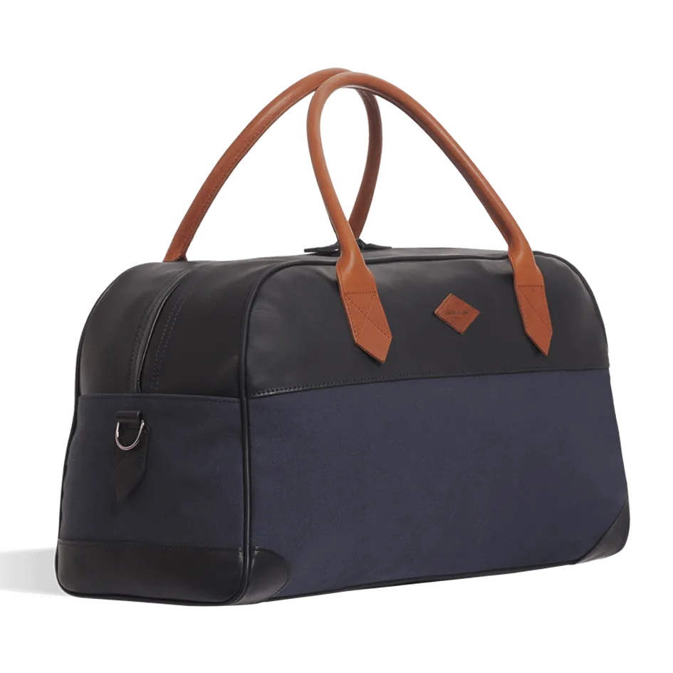 Sac 48h Croix du Sud - Toile Marine et Cuir