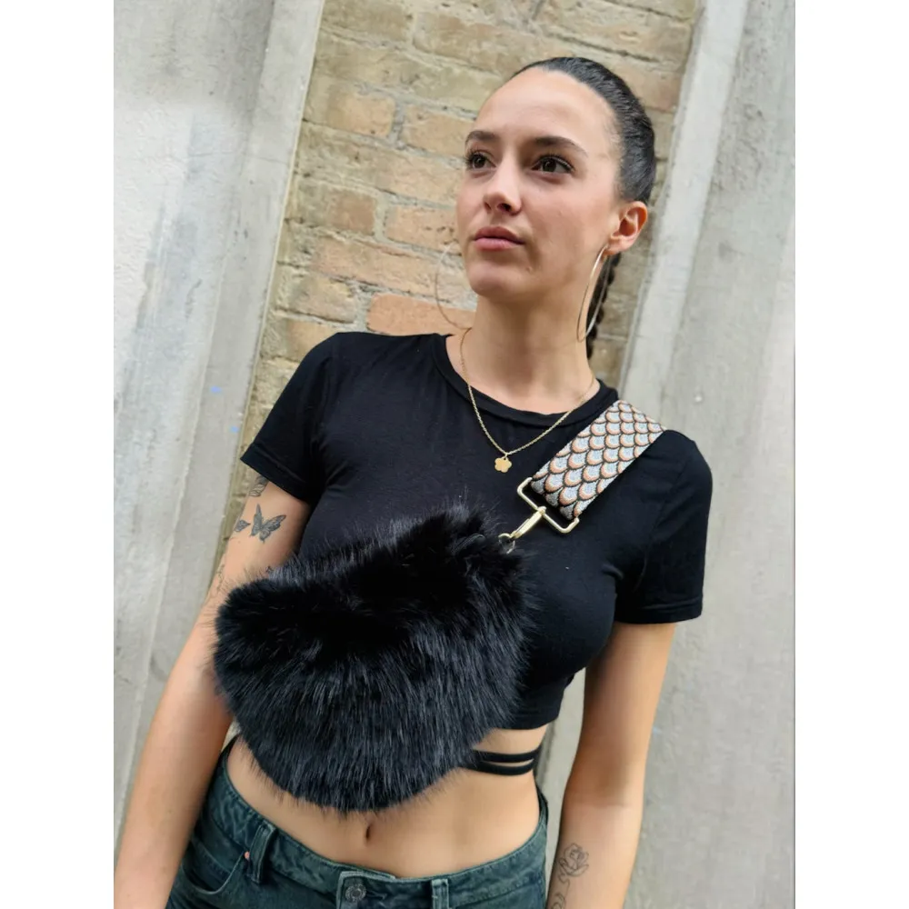 Sac Banane Peluche fausse fourrure