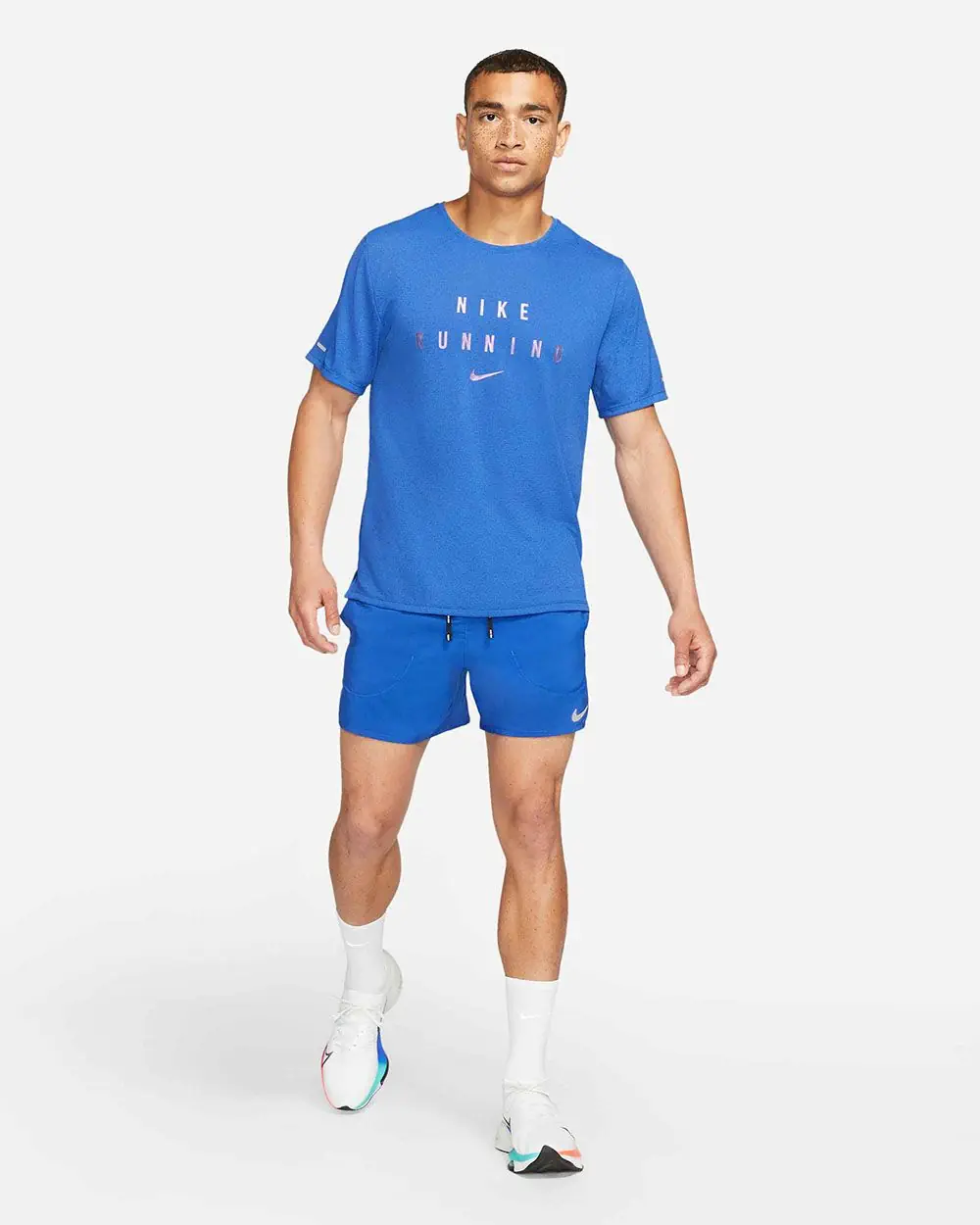 Short Nike Flex Stride Bleu pour homme