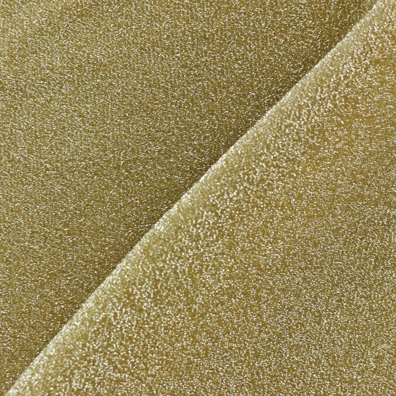 Tissu Jersey maille lurex - doré
