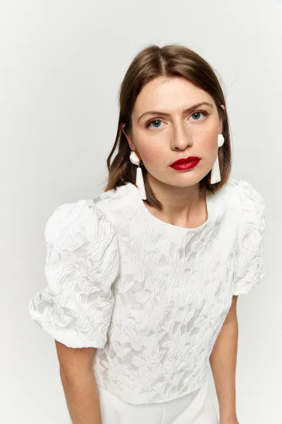TOP JANINA - COLLECTION BLANCHE
