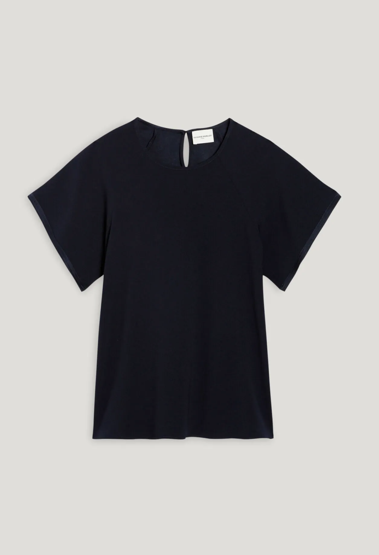 Top marine manches courtes | Claudie FR