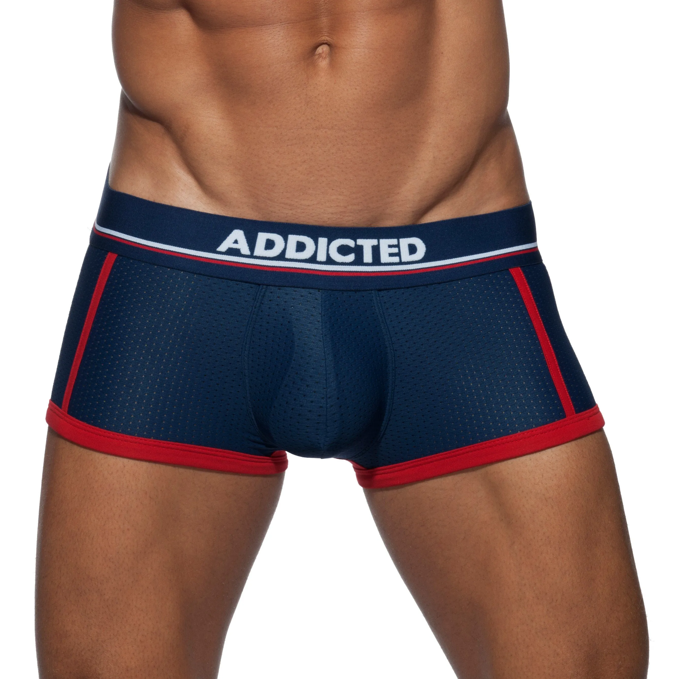 Trunk Sport mesh - marine - ADDICTED : vente shorty boxers homme AD...