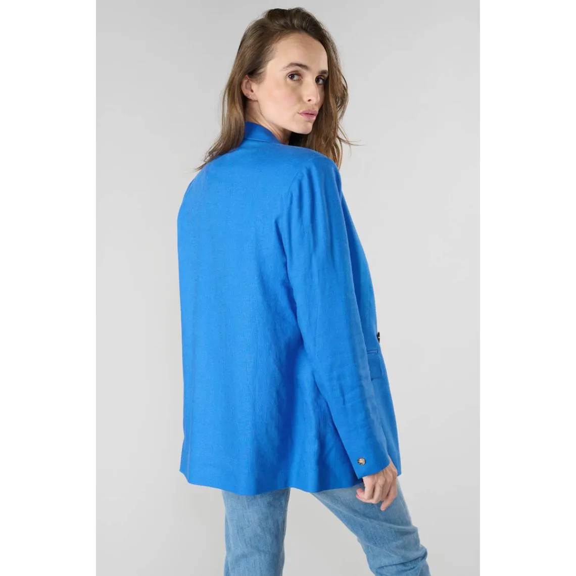 Veste BEKY bleu Mae en viscose | 3 Suisses