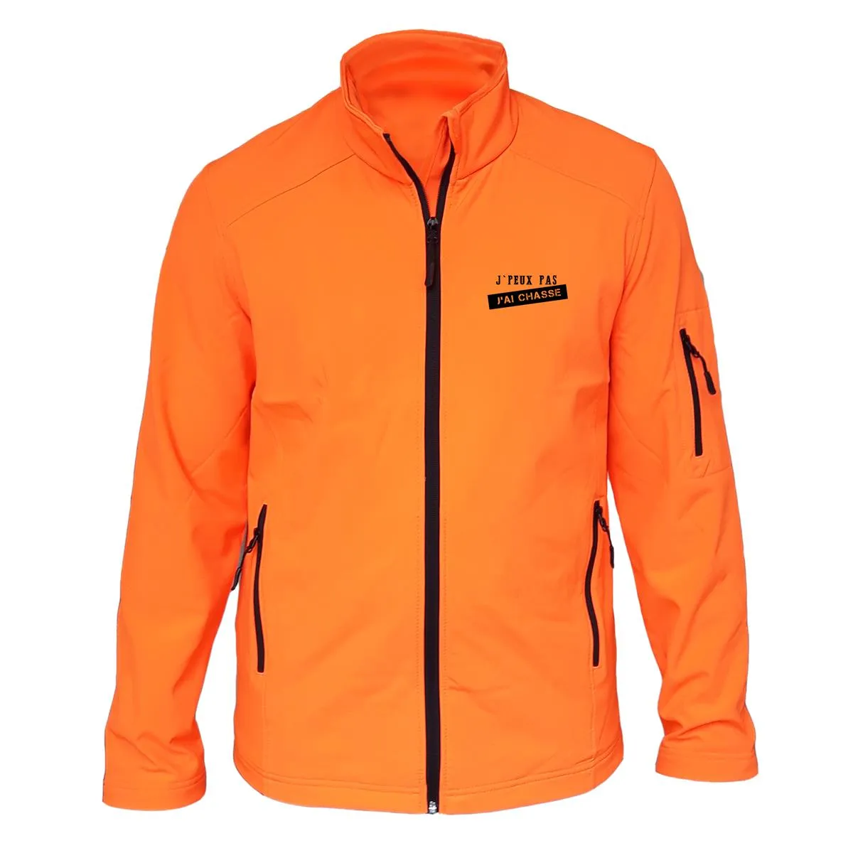 Veste softshell Homme ou Femme avec/sans capuche – J’peux pas j’ai chasse